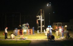 全方位自動升降工作燈使用案例